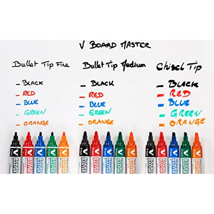 Pilot Greenpack V-Board Master, blau, 10 Marker und 10 Ersatzminen – Bild 7