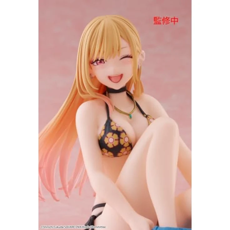 USA Gundam Store My Dress-Up Darling PVC Statue Marin Kitagawa Measured Swimsuit Ver., 13 cm, collectible figure in printed box – Bild 10