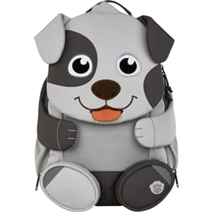 Affenzahn Großer Freund Kindergartenrucksack 8L, höhenverstellbar, mit Reflektoren und Klett-Pfoten для 3-5 Jährige – Bild 1