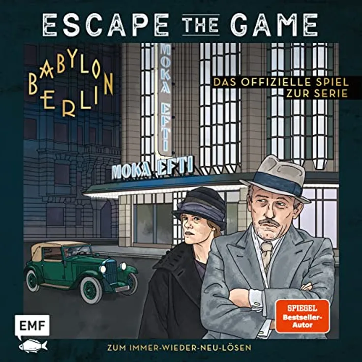 EMF Babylon Berlin Escape Game, Offizielles Spiel zur Serie, Blau, 26,5cm x 26,5cm