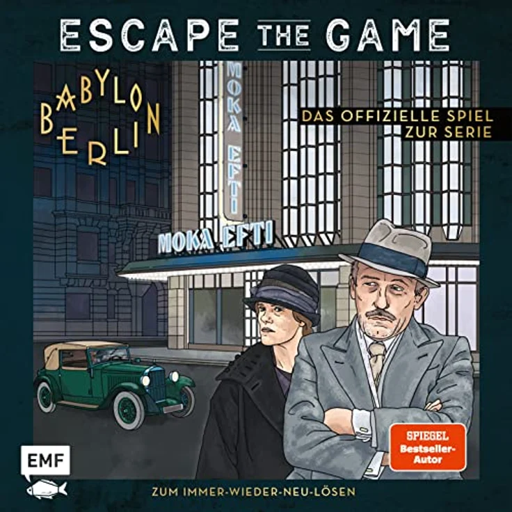 EMF Babylon Berlin Escape Game, Offizielles Spiel zur Serie, Blau, 26,5cm x 26,5cm – Bild 1