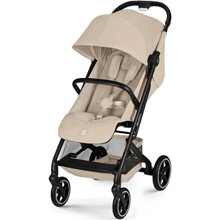 Cybex Beezy Buggy, Modell 2026, leichter Stadt-Buggy mit flacher Liegeposition, Almond Beige, für Kinder bis 22 kg – Bild 1