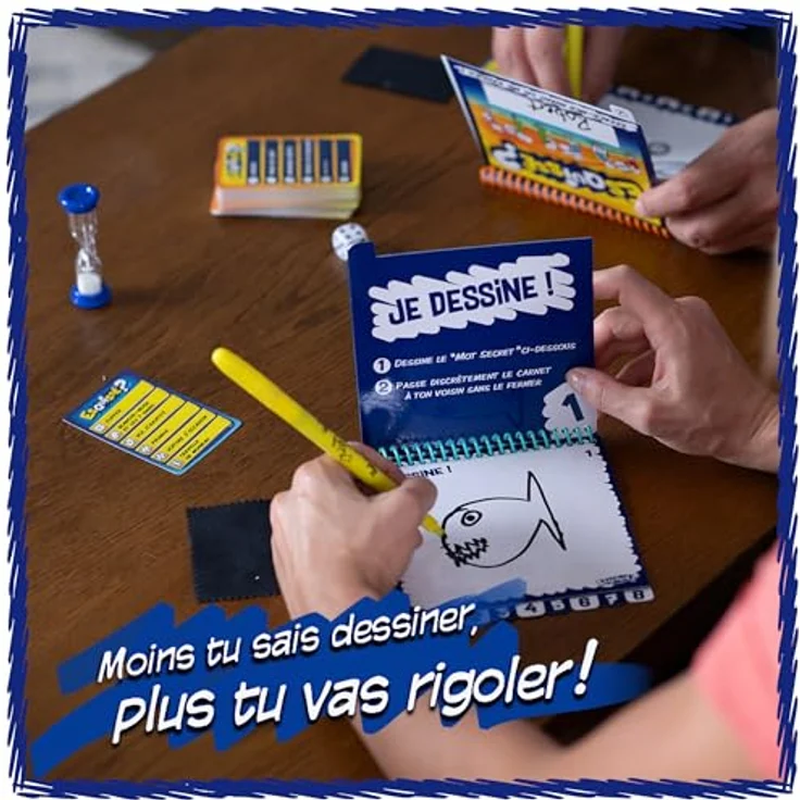 Goliath Toys Sketch, Brettspiel (Französisch) für Kinder ab 8 Jahren, Zeichen- und Ratespiel – Bild 4