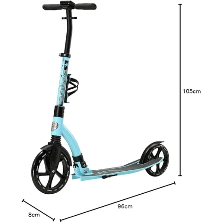 STAR-SCOOTER Cityroller XXL Wheel Blau ab 8 Jahre – Bild 11
