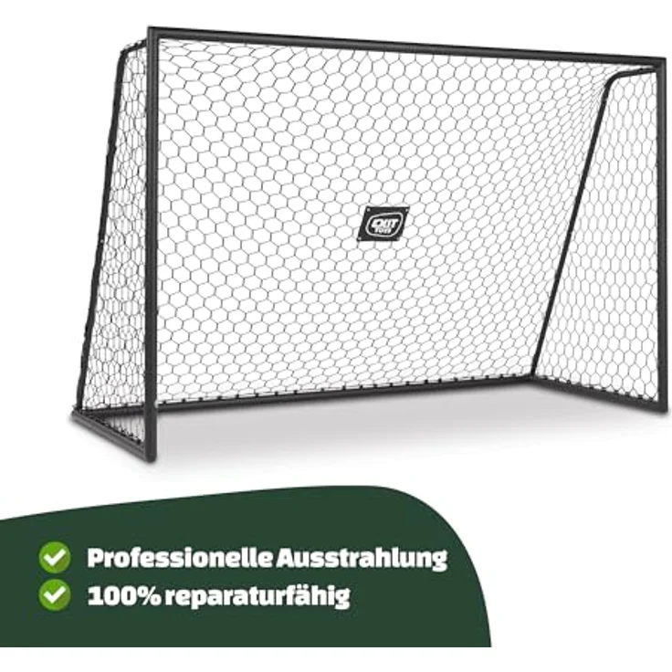 EXIT Scala Aluminium-Fußballtor 300x200cm - Leichtgewicht, rostfreies Aluminium, professionelles Design für den Garten - Weiß – Bild 2