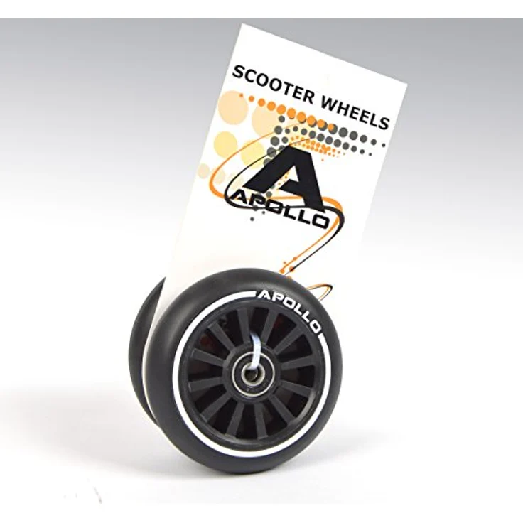 Apollo Stuntscooter Ersatzräderset Pro Wheels - ABEC9 Kugellager, 100mm, High Rebound PU, 2er Set – Bild 2