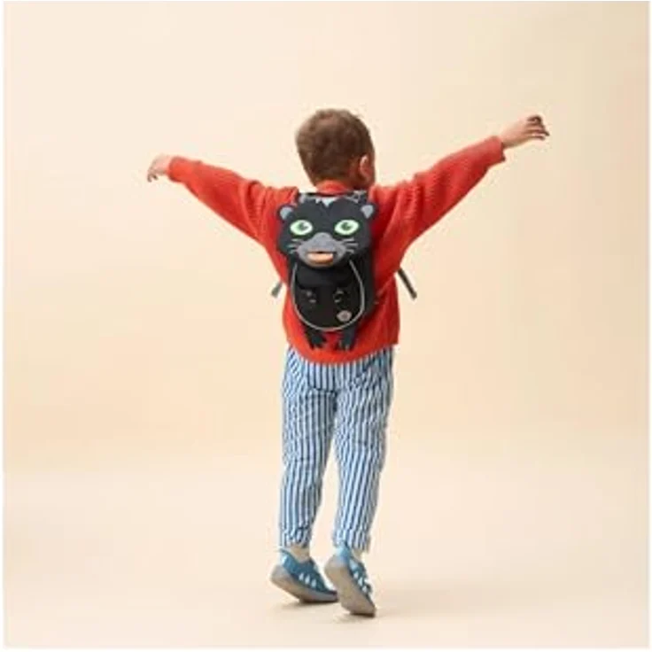 Affenzahn Kleiner Freund Kindergartenrucksack, 26 cm, Mehrfarbig mit Brustgurt und praktischem Reißverschluss – Bild 8