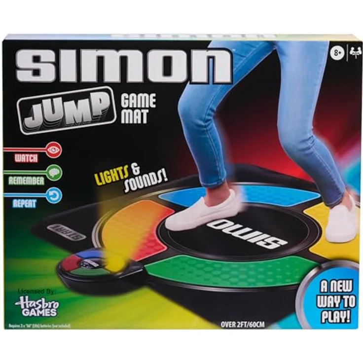 Just Play Ltd. Simon Jump Game, elektronische Spielmatte zur aktiven Musterwiederholung, für 1-4 Spieler ab 8 Jahren – Bild 4