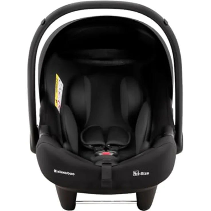 Kikkaboo Babyschale Babyschale i-Prime i-Size, bis 13 kg (40 - 87 cm) Gruppe 0+ Kopfstütze verstellbar, Memory-Schaum, schwarz – Bild 3