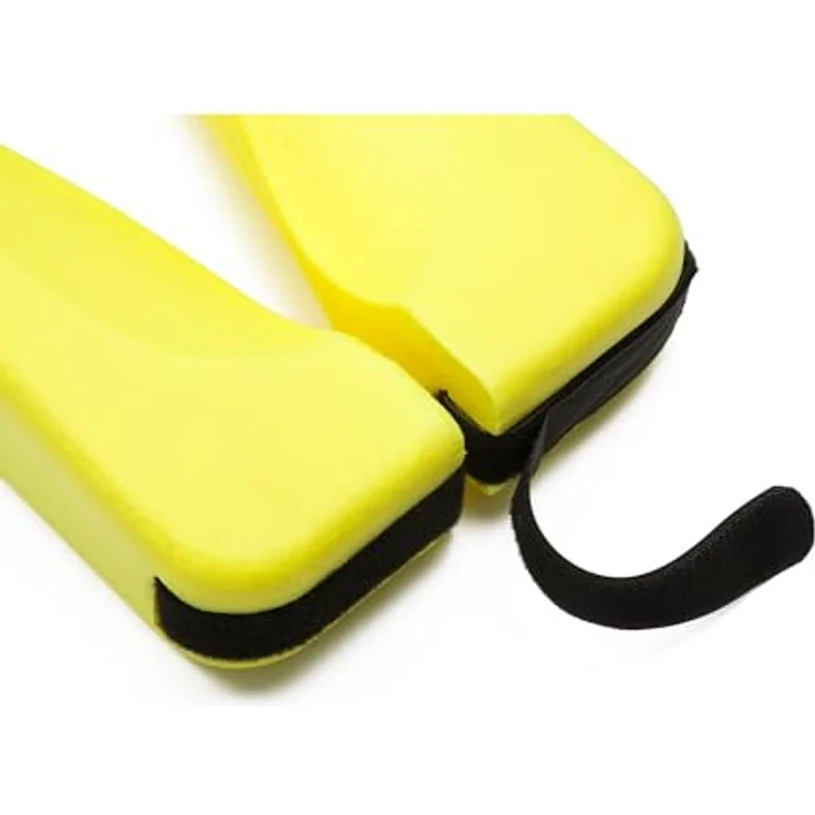 Sport-Thieme Schwimmkragen für Erwachsene | Halsschwimmkragen mit Klettverschluss | Hautfreundlicher PE-Schaum | Gelb | Markenqualität – Bild 5