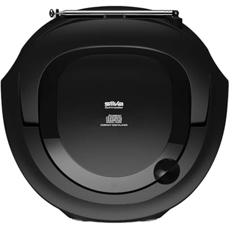 Silva Schneider PCD 25.1 – Tragbarer CD-Player mit UKW-PLL Radio, 30 Senderspeicher, AUX-In & Kopfhöreranschluss – Schwarz – Bild 3