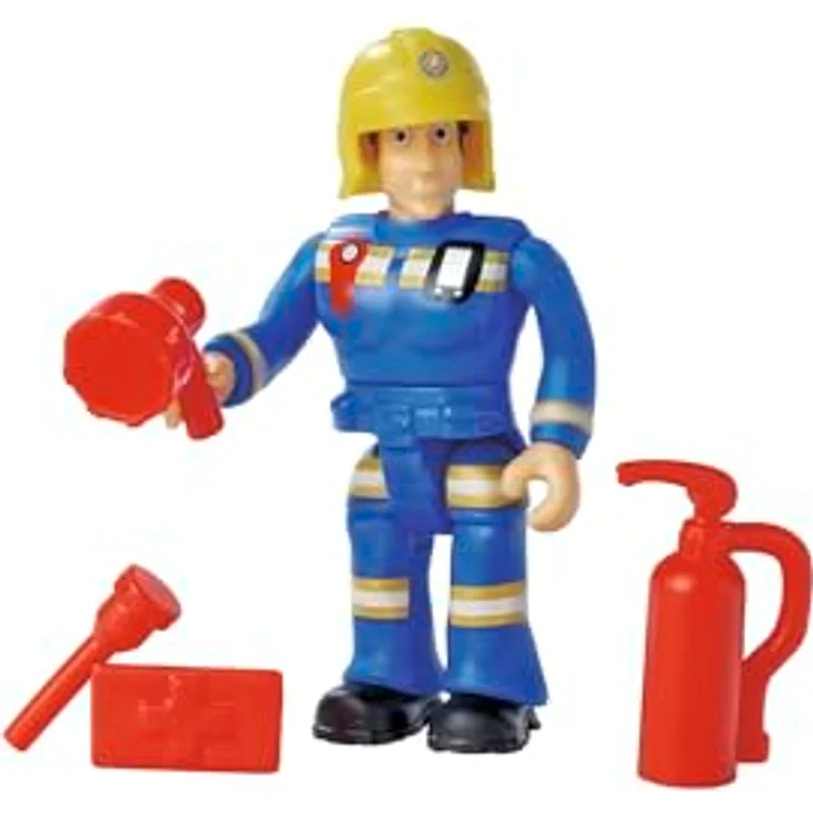 Simba Sam First Responder Fahrzeug, rotes Einsatzfahrzeug mit Licht, Sound und Zubehör, 19 cm – Bild 4