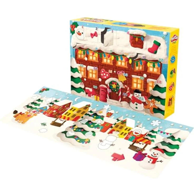 Play-Doh Holiday Advent Calendar 2026, Adventskalender mit 24 kreativen Überraschungen, inklusive Modelliermasse und Spielmatte – Bild 4