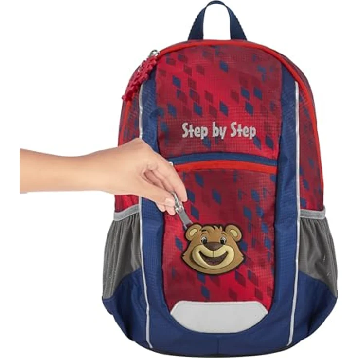 Step by Step Rucksack-Set KIGA Maxi FC Bayern Berni, ergonomischer Mini-Rucksack mit separatem Innenfach, für Kita & Kindergarten, 10 l, rot – Bild 3