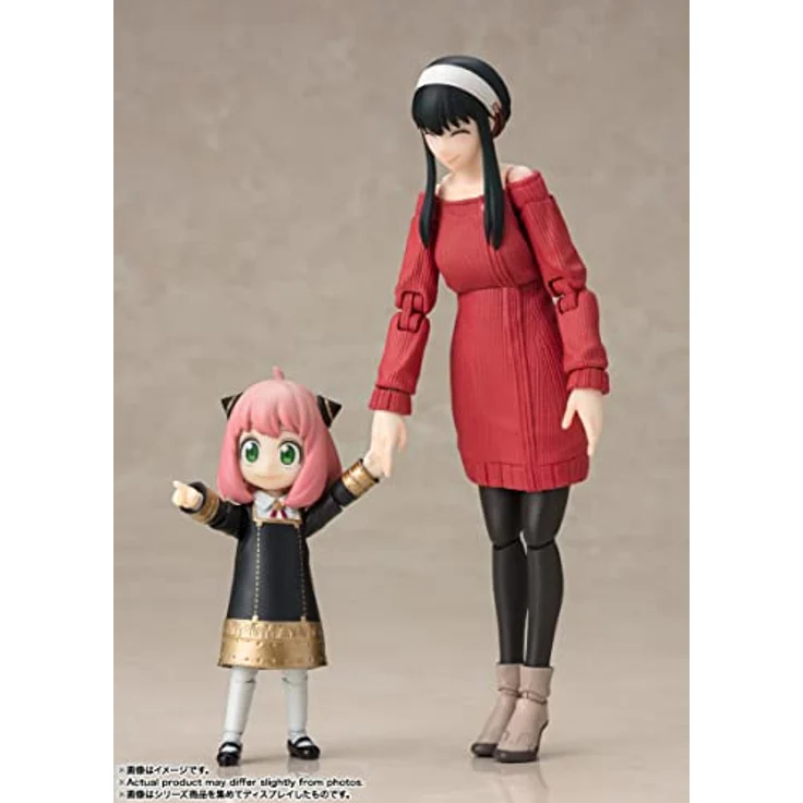 Bandai Tamashii Nations S.H. Figuarts Actionfigur Yor Forger, detailgetreu, 15 cm, wechselbare Gesichtsausdrücke und Zubehörteile – Bild 7