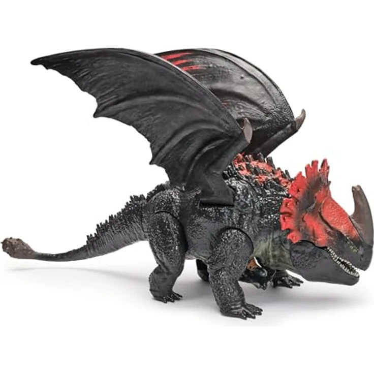 Dreamworks Dragons How to Train your Dragon, Actionfiguren-Set mit Roter Tod-Drachenfigur und Ohnezahn Mini-Drachenfigur, rot, Spielzeug für Kinder ab 4 Jahren – Bild 3