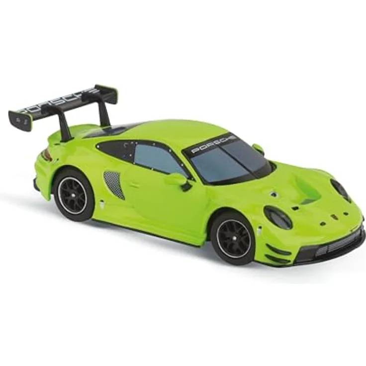 Carrera Hybrid I Porsche 911 GT3 R Greeno I Maßstab 1:50 I Front- und Rücklichter I Bis zu 30 Minuten Rennaction I USB-C-Aufladung in 20 Minuten I Mobile App-Steuerung