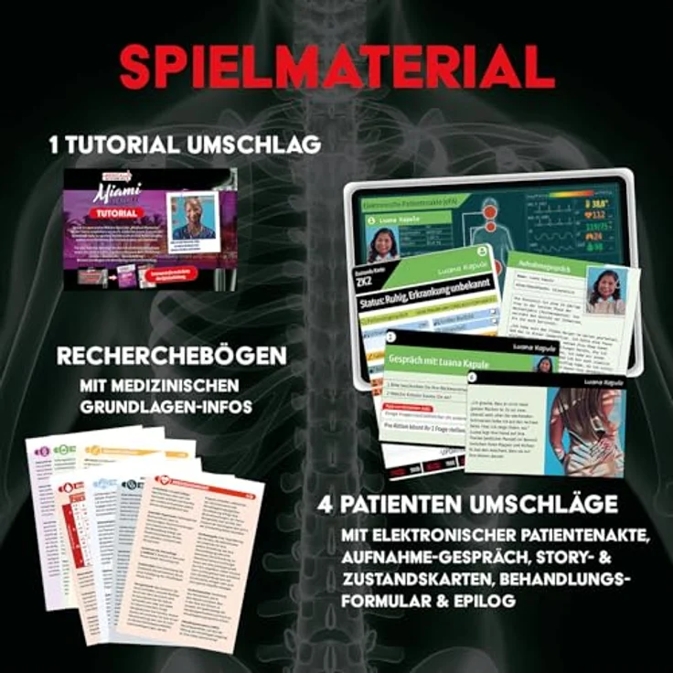 Kosmos Medical Mysteries - New York, kooperatives Rollenspiel mit medizinischem Setting, Medical Crime Files, Brettspiel ab 16 Jahre – Bild 3