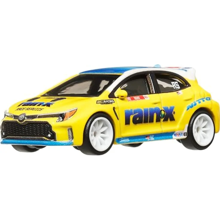 Hot Wheels 2023 Toyota GR Corolla HKC82, Spielzeug-Rennwagen im Maßstab 1:64, Metall-Druckguss, Car Culture Slide Street Serie – Bild 2
