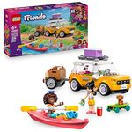 LEGO Friends 42659 Abenteuertrip mit Freunden, Bausatz mit 2 Minifiguren, Spielzeug Auto und Zubehör, Mehrfarbig