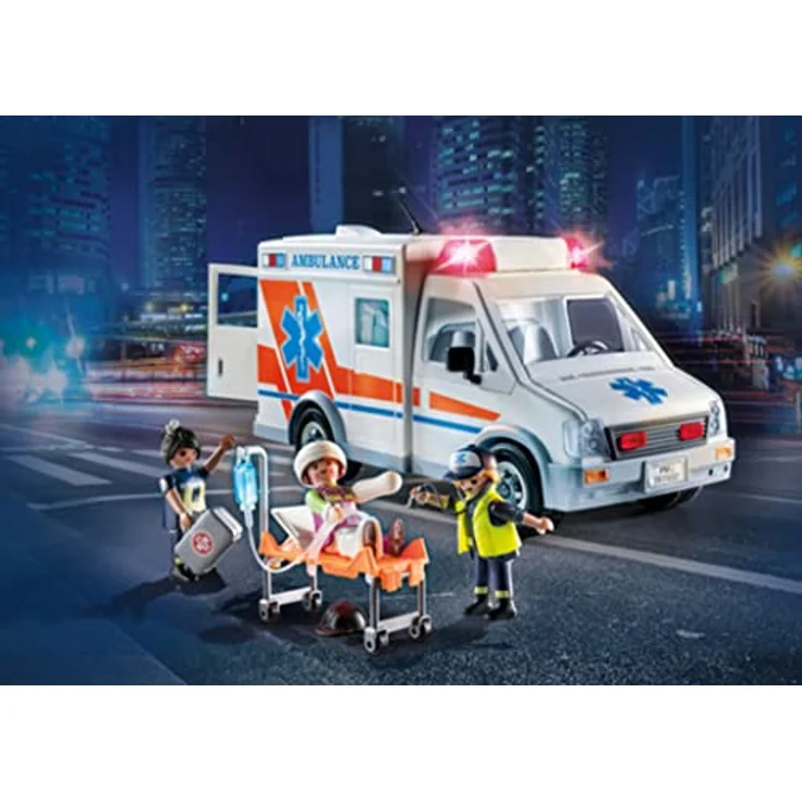 PLAYMOBIL Krankenwagen – Version 2023, Mehrfarbig, 71232 – Bild 2