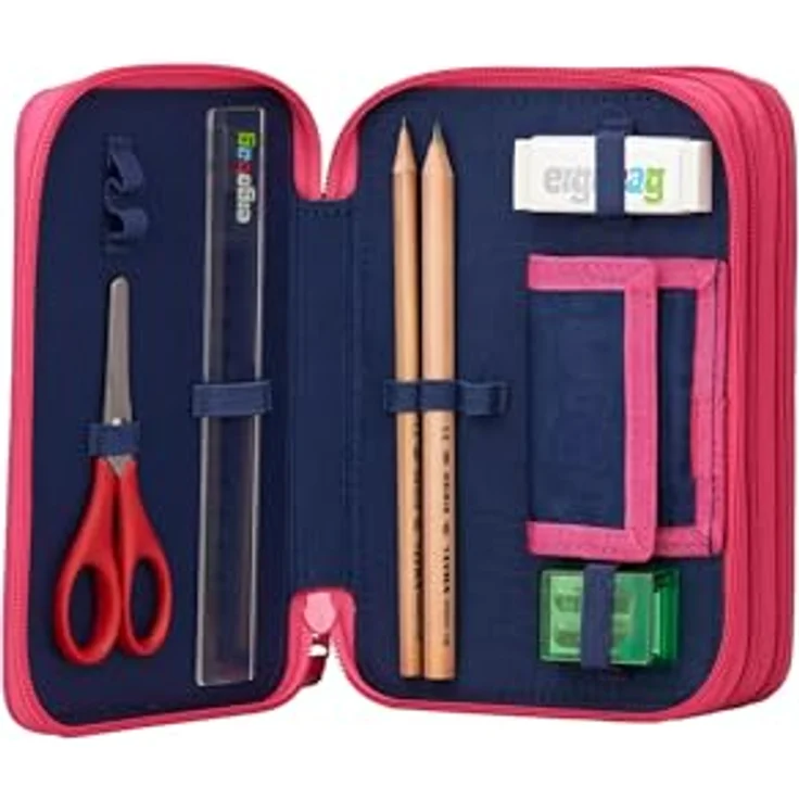 ergobag Federmäppchen Maxi-Mäppchen SternzauBär, 3 Fächer, passend zum Ranzen, 40-tlg. – Bild 5