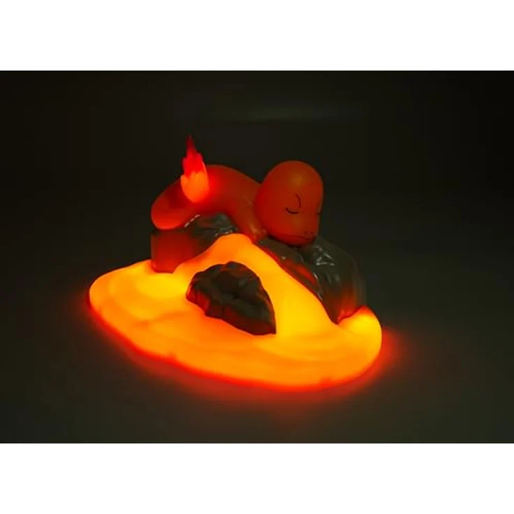 Teknofun Pokemon - Chamander LED Sammelfigur mit leuchtender Szenerie – Bild 2