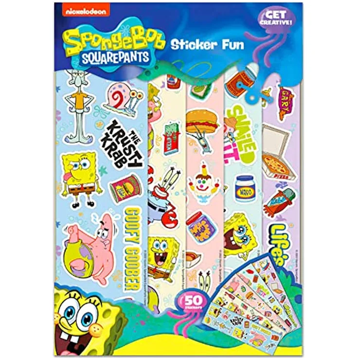 Blue Sky Studios Spongebob Spongebob Set Aufkleber Fun (Karton mit 18 Stück)