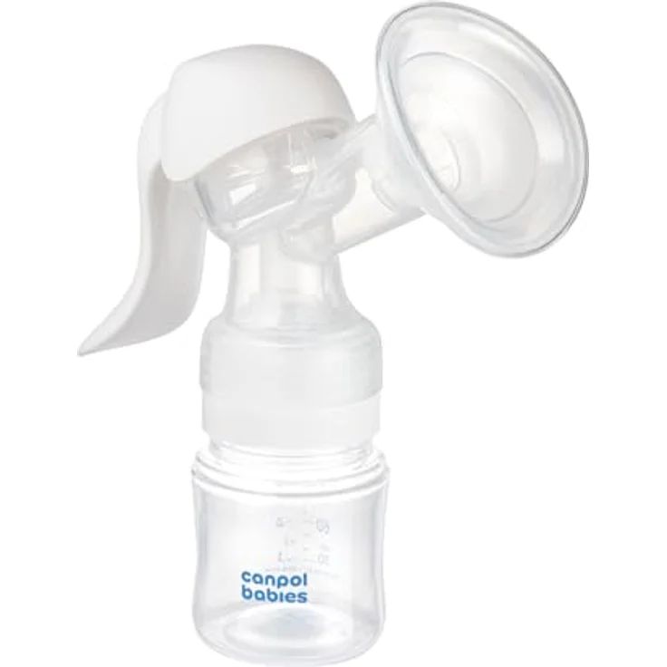 Canpol Babies Basic Milchpumpe, manuelle Muttermilchpumpe mit einfacher Reinigung und intuitiver Anwendung, 1 St. – Bild 2