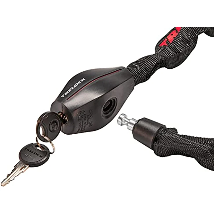 Trelock Kettenschloss-2232513908 schwarz 85cm/ Ø 7mm – Bild 2