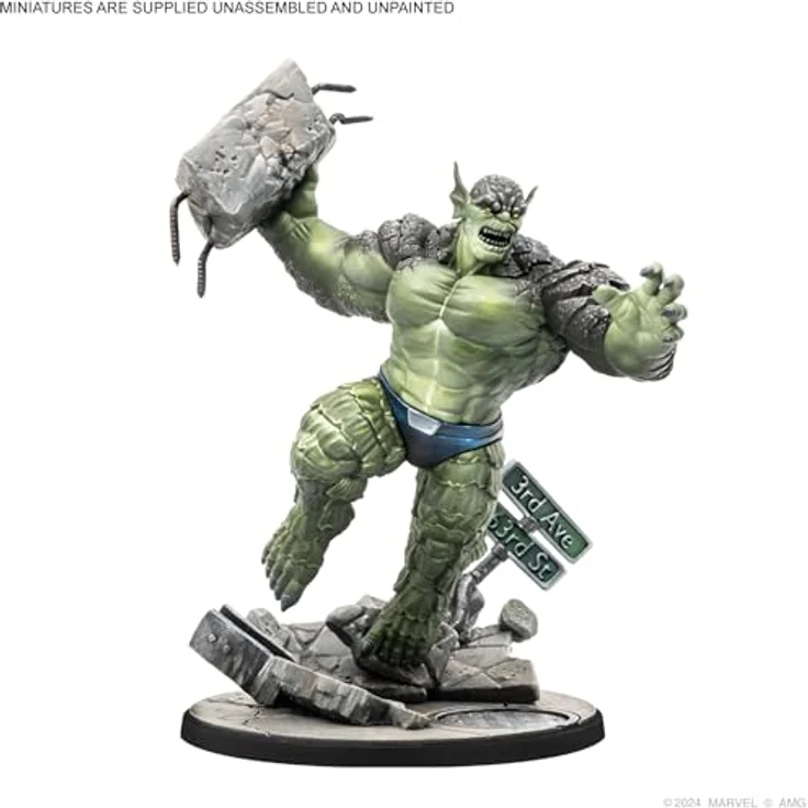 Atomic Mass Games Marvel: Crisis Protocol Abomination & The Wrecking Crew Character Pack (Spanisch) mit 2 Miniaturen und 6 Spielkarten für 2 Spieler, ab 14 Jahren – Bild 3