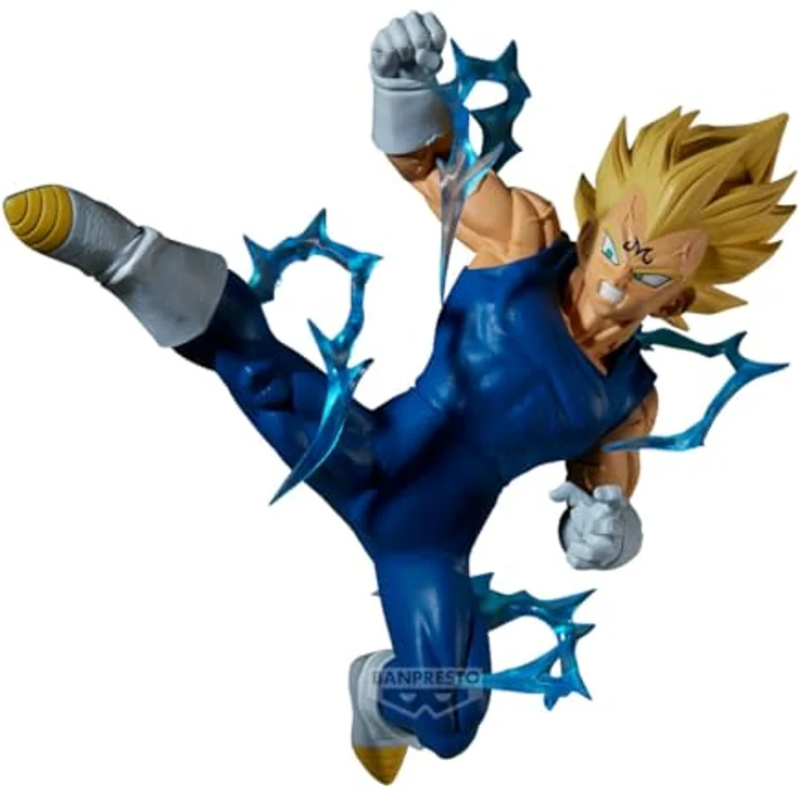 Banpresto Actionfigur Majin Vegeta (Vs Goku Super Saiyan 2), Sammelfigur, 15 cm, BP29755P, PVC, Mehrfarbig, lizenziert, mit Basisständer – Bild 1