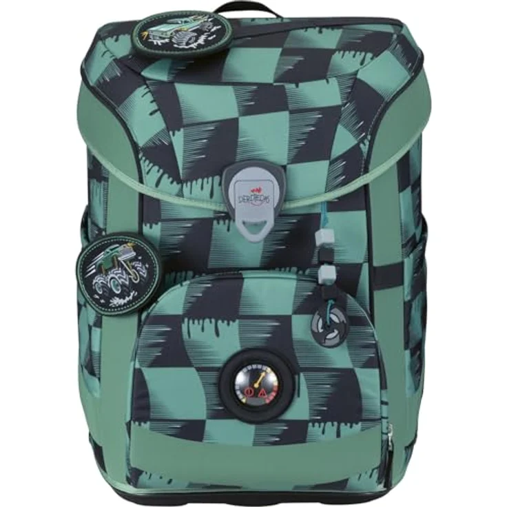 DerDieDas Schulranzen Set 5-TLG. ErgoFlex Easy Superflash Super Truck, kippfest, 22,5 Liter Volumen, 950 Gramm leicht – Bild 2