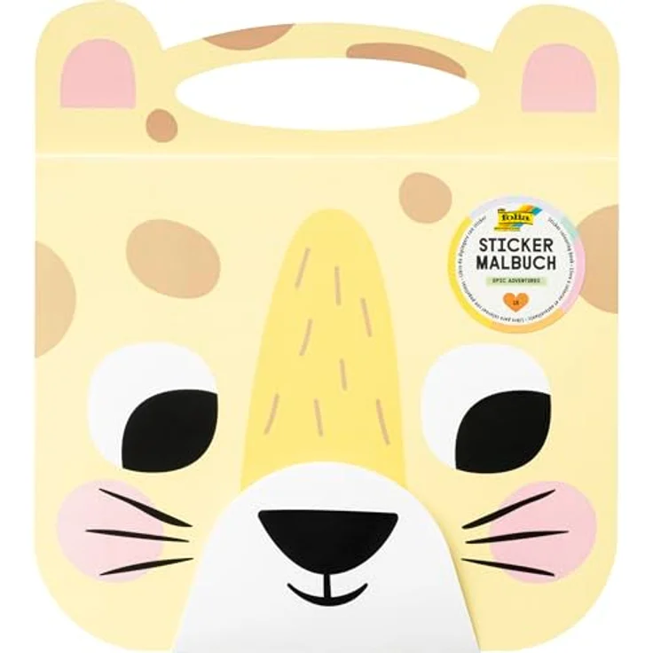 Folia Max Bringmann KG Stickerbuch Malbuch „Epic Adventures“ mit 15 Ausmalseiten und hochwertigem Hot-Foil-Stickerbogen, ideal für Kinder ab 3 Jahren – Bild 2