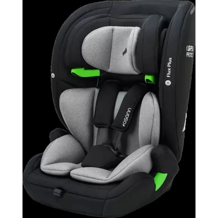 Osann Autokindersitz Osann Flux Plus i-Size, Kinderautositz (76-150 cm), ab: Geburt, 14-fach höhenverstellbare Kopfstütze, automatisch mitwachsendes Gurtsystem, ergonomisch geformte Sitzfläche, erhöhter Seitenaufprallschutz, Magnethalterungen, verschiedene Farben