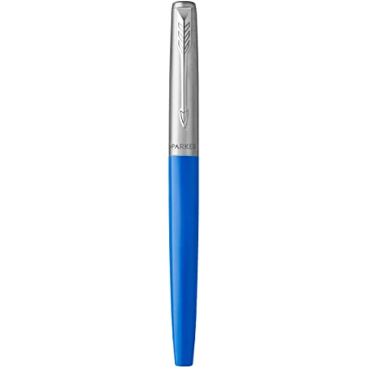 Parker Jotter Originals C.C., Füllhalter mit Edelstahlzierteilen und M-Linienbreite, blau – Bild 3