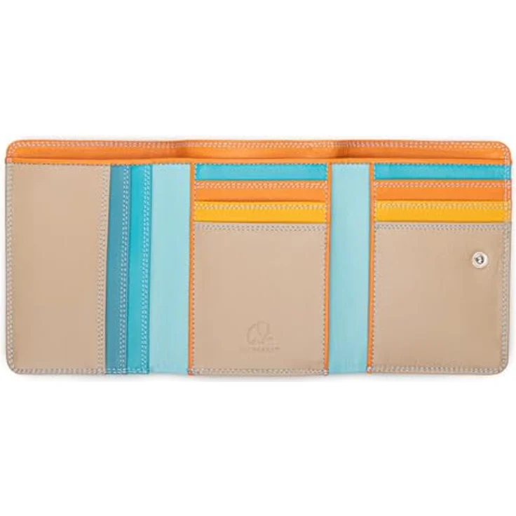 Mywalit Medium Tri-fold Geldbörse, 100% Leder, 12 cm x 8 cm x 3 cm, grün – Bild 2