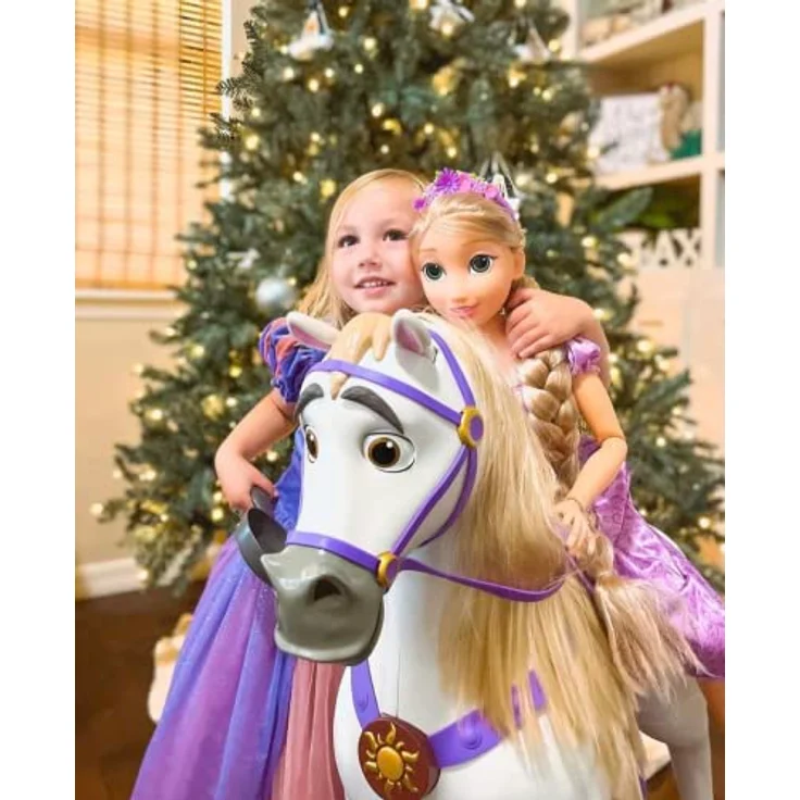 Disney Princess Rapunzel Riesenpuppe 80 cm Zubehör – Bild 2