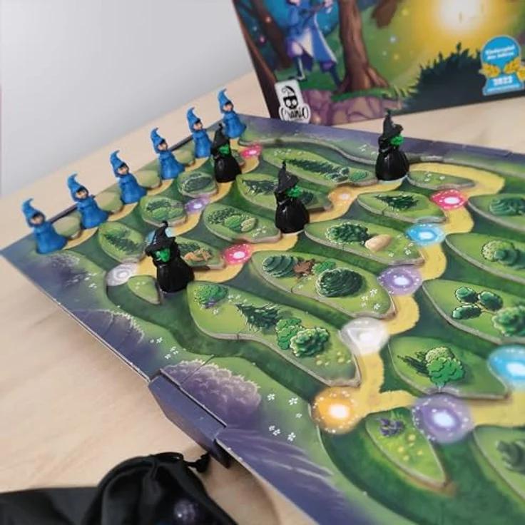 Cranio Creations Der verzauberte Berg, Brettspiel mit Murmelwurf-Mechanik zur Zielerreichung – Bild 4