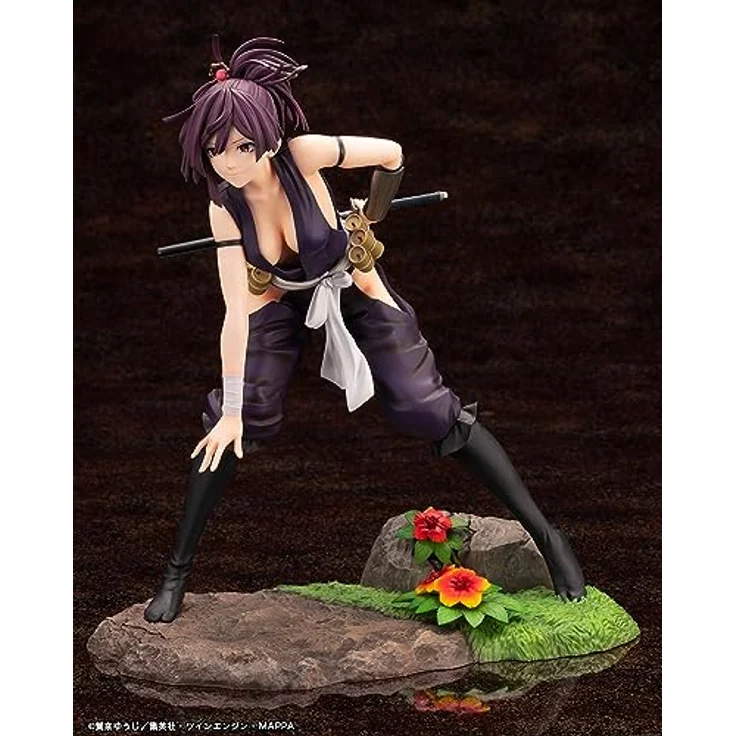 Kotobukiya Hell's Paradise ARTFXJ Statue 1/8 Yuzuriha 18 cm, Schwarze Sammelfigur – Bild 2