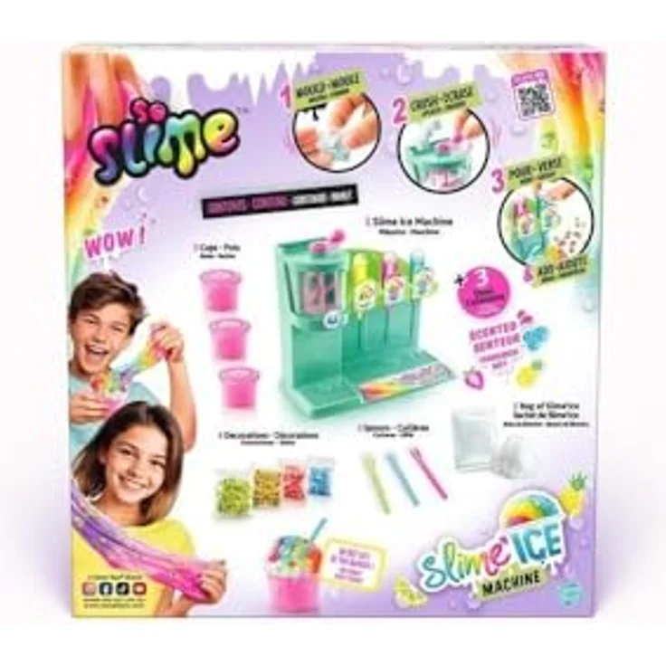 Canal Toys So Slime Eismaschine, kreatives Bastelset zur Slime-Herstellung für 5 verschiedene Sorten, inkl. Duftstoffe und Dekorationen – Bild 6