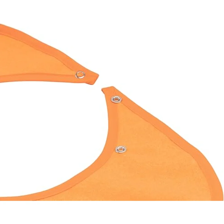 Sensalou Lätzchen Esslätzchen Erwachsene, wasserdicht, Druckknopf, 90x45 cm, waschbar bis 95 °C, praktische Essschürze, Kleidungsschutz – Bild 2
