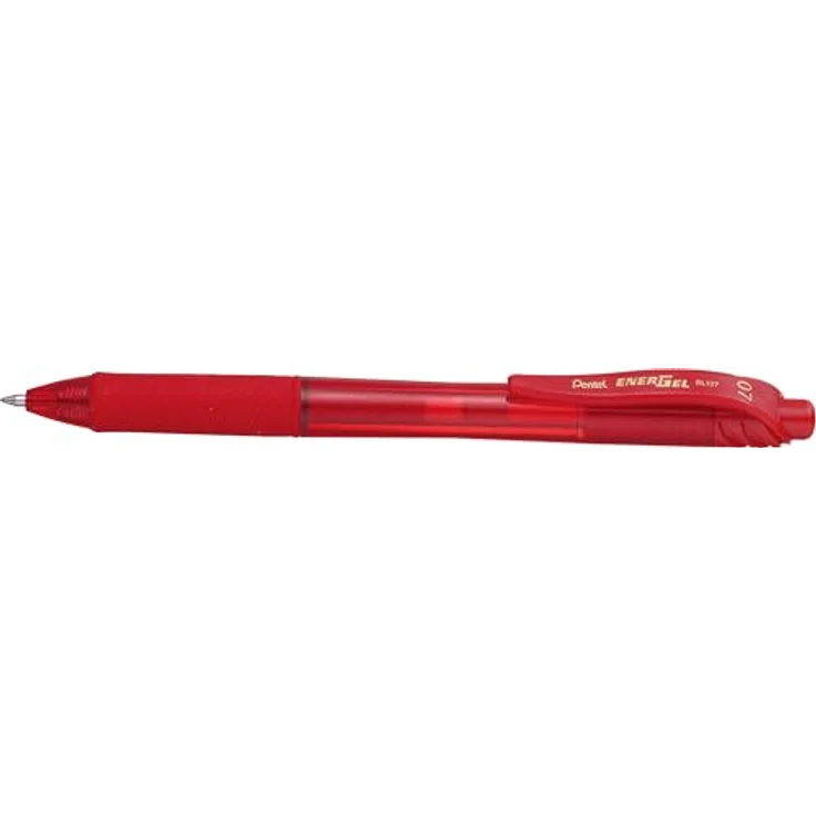 Pentel Energel X Retractable Gel Pen, 0,35 mm, schnell trocknende Tinte, nachfüllbar, Rot, 12 Stück – Bild 8