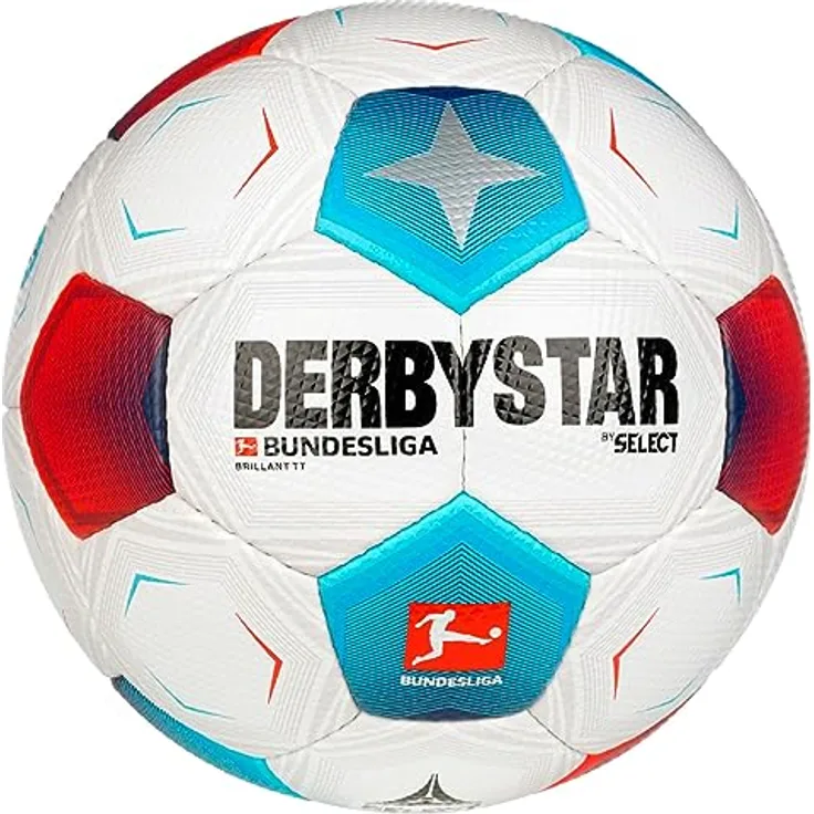 Derbystar Unisex – Erwachsene Bundesliga Brillant TT v23 Fußball, weiß, 5