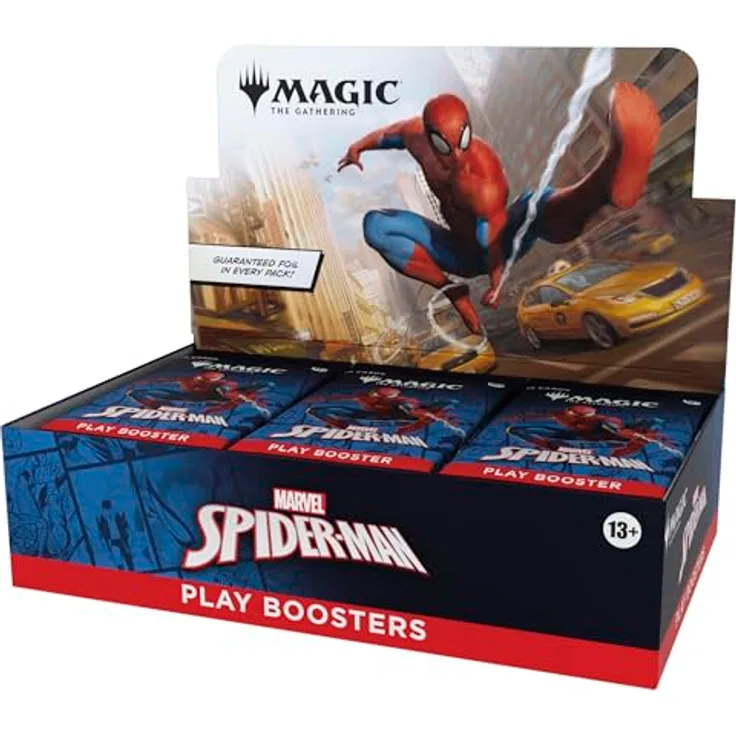 Wizards of the Coast Magic: The Gathering | Marvel's Spider-Man Play Booster, 30 Booster mit 14 Karten inklusive Foilkarte, Sammelkarten Set