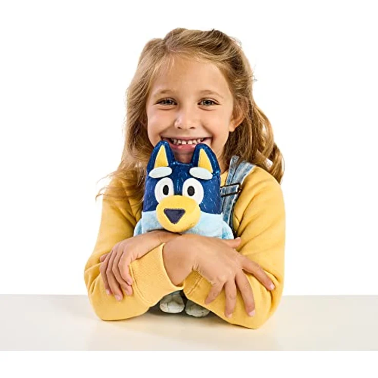 BlueY Bluey Dad Bandit 22,9 cm Plüschtier, perfekte Größe zum Kuscheln, luxuriöse Stoffe und gestickte Details – Bild 4