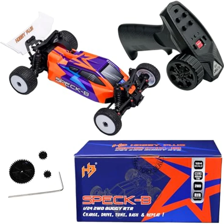 Absima RC-Auto 1:24 2WD Buggy "Speck-B" RTR, Vintage Creme, mit einstellbaren Stoßdämpfern, robustem Hybrid-Getriebe und vielseitigem Motorantrieb – Bild 1