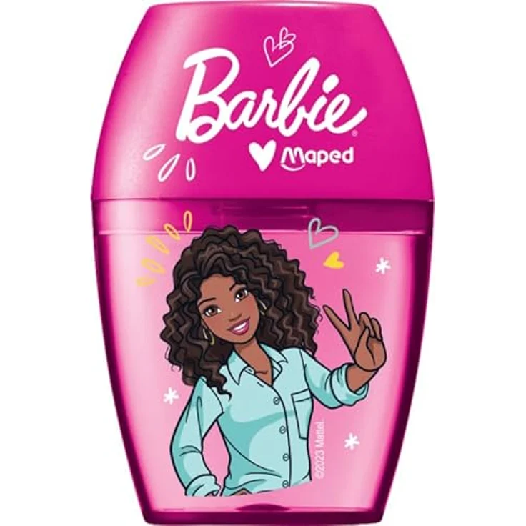 Maped - Schreib-Set, Schul-Set BARBIE, 4-tlg. - inkl. Lineal, Bleistift, Anspitzer und Radiergummi - Qualität/Haltbarkeit, Langlebigkeit, Robustheit, Flexible Gestaltung – Bild 2