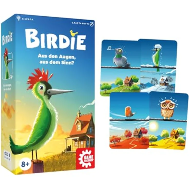 Carletto Deutschland Birdie (d) 6, Brettspiel zur Gedächtnisförderung mit Vogel-Sammelmechanik – Bild 2