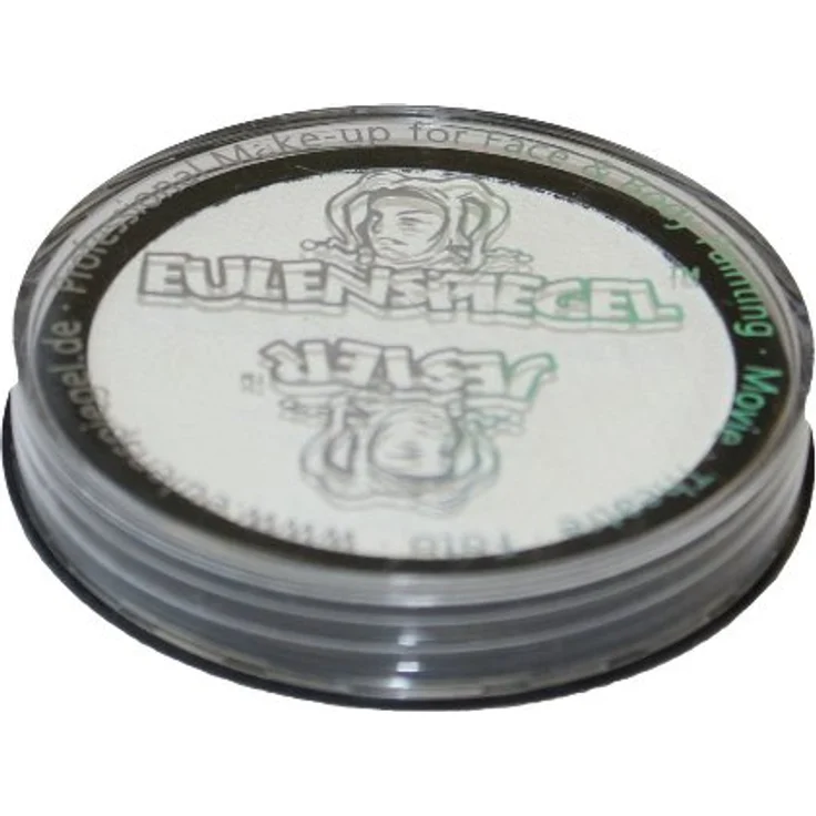 Eulenspiegel 181003 - Profi-Aqua Schminke, Weiß, 20 ml, vegan, für Gesichter und Körper geeignet – Bild 2